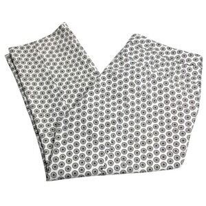 Adrianna Papell Women's‎ Cotton-Blend Straight-Leg Ankle Pants - Daisy Motif, 12